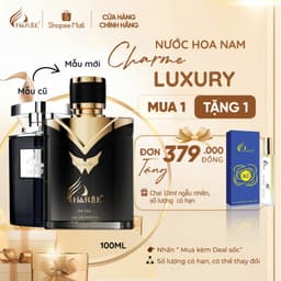 Thumbnail Nước Hoa Nam Charme Luxury 100ml Chính Hãng, Hộp Cứng Lưu Hương Lâu, Nam Tính, Lịch Lãm 1