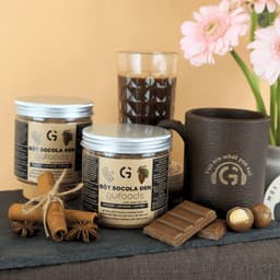 Thumbnail Bột socola đen nguyên chất GUfoods - 100% bột cacao, Giàu chất chống oxy hóa, Eat clean, Healthy, Làm đẹp (hũ 150g) 4