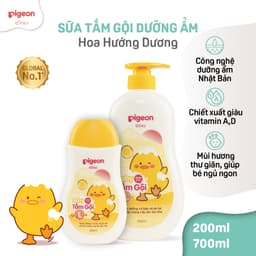 Thumbnail Tắm Gội Dịu Nhẹ Pigeon Hương Hoa Hướng Dương 200ml/700ml 2