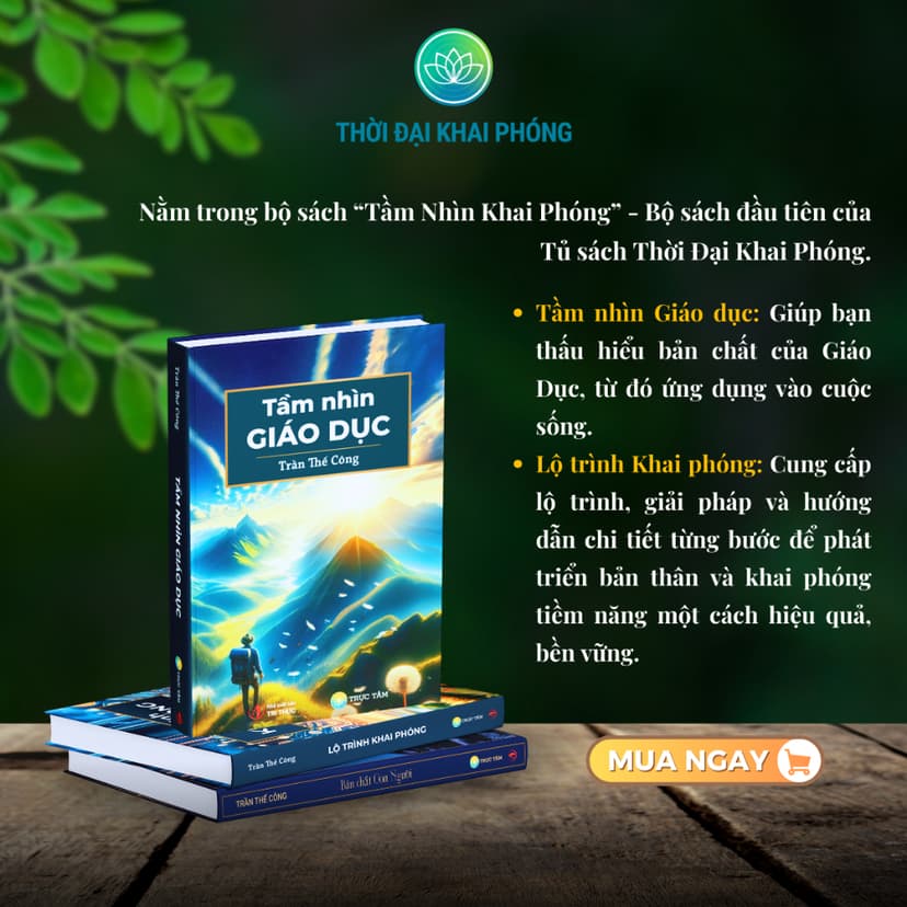 Ảnh Bộ Sách - Tầm Nhìn Khai Phóng (3 cuốn - bìa cứng) - Tác giả: Trần Thế Công 2