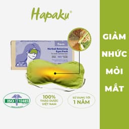 Thumbnail Túi Chườm Mắt Thảo Dược Hapaku Giúp Thư Giãn Ngủ Ngon - Làm Nóng Bằng Lò Vi Sóng 1