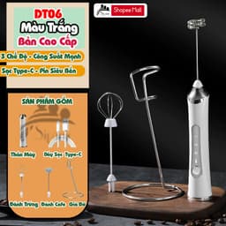 Thumbnail Máy đánh cà phê, Sipanic tạo bọt cà phê, đánh trứng mini cầm tay pin sạc 3 chế độ 2