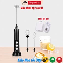 Thumbnail Máy tạo bọt cà phê, Sipanic đa năng đánh trứng tạo bọt cafe pin sạc tặng kèm giá đỡ 1