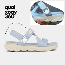 Thumbnail Sandal Shondo F6S quai hậu xoay màu xanh trời F6S2534 1