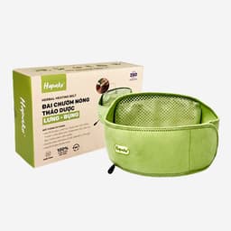 Thumbnail Đai Chườm Nóng Thảo Mộc Hapaku Giảm Đau Lưng Bụng, Massage Bụng Kinh, Thoát Vị Đĩa Đệm,Giảm Nhức Mỏi 2