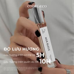 Thumbnail Tinh dầu thơm nam CODEDECO Mer Bleue 10ml dạng xịt - Phóng khoáng, Nam tính, Trưởng thành 4