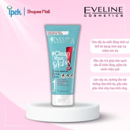 Thumbnail Gel rửa mặt sạch sâu ngừa mụn Eveline 3 trong 1 Clean Your Skin 200ml 2