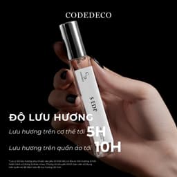 Thumbnail Tinh dầu thơm nữ CODEDECO S EDP 10ml dạng xịt - Cuốn hút, Hấp dẫn, Cá tính 4