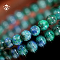 Thumbnail Vòng Tay Lapis Lazuli Màu Thiên Hải Độc Nhất Vô Nhị Afghanistan - Bảo vệ & Chữa lành MYPAPA 1