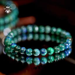 Thumbnail Vòng Tay Lapis Lazuli Màu Thiên Hải Độc Nhất Vô Nhị Afghanistan - Bảo vệ & Chữa lành MYPAPA 3