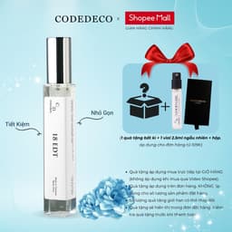 Thumbnail Tinh dầu thơm nam CODEDECO 18 EDT 10ml dạng xịt - Tươi mát, Nam tính, Cuốn hút 1