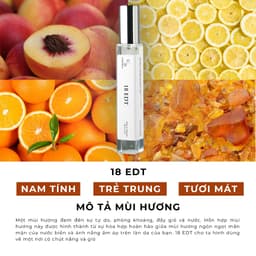 Thumbnail Tinh dầu thơm nam CODEDECO 18 EDT 10ml dạng xịt - Tươi mát, Nam tính, Cuốn hút 2