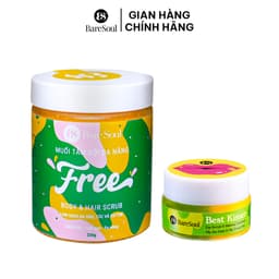 Thumbnail Bộ đôi tẩy tế bào chết cho môi, da dầu và cơ thể Free Body& hair scrub 330g+ lip scrub  Sweet Talker 20g 1