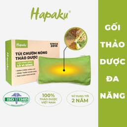 Thumbnail Gối Chườm Nóng Thảo Dược Giúp Thư Giãn, Giảm Đau Bụng Kinh Hapaku - Làm Nóng Bằng Lò Vi Sóng 1