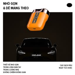 Thumbnail Máy cạo râu mini coclear CS007 thiết kế động cơ tốc độ cao, cạo khô và nước, pin sử dụng đến 2 tháng, bảo hành một năm 4