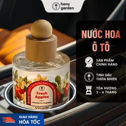 Thumbnail Nước Hoa Ô Tô Mùi Sả Gừng Lemongrass & Ginger HENY GARDEN - Nước Hoa Xe Hơi, Tinh Dầu Thơm Xe Ô Tô Khử Mùi, Chống Say Xe 1