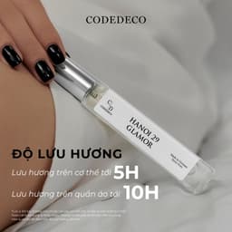 Thumbnail Tinh dầu thơm nữ CODEDECO Hanoi 29 Glamor 10ml dạng xịt - Nhẹ nhàng, Tinh tế, Thanh lịch 4