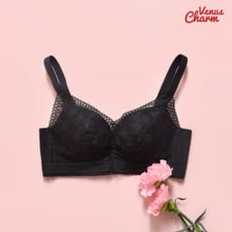 Thumbnail Áo lót nữ Venus Charm ren đệm dày nâng ngực 6cm cho form ngực nhỏ bản lưng to 6018 4