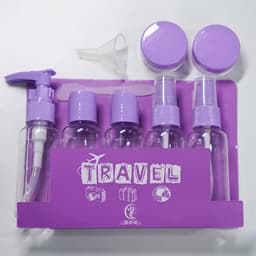 Thumbnail Bộ chiết mỹ phẩm 9 món -  set chiết mỹ phẩm Sunny Travel tiện dụng, chiết dầu gội, sữa tắm mang đi du lịch tiện lợi 2