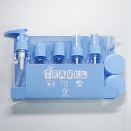 Thumbnail Bộ chiết mỹ phẩm 9 món -  set chiết mỹ phẩm Sunny Travel tiện dụng, chiết dầu gội, sữa tắm mang đi du lịch tiện lợi 1