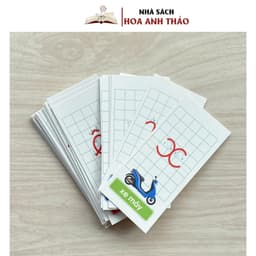 Thumbnail Bộ 40 Thẻ Học Nhận Biết Chữ Cái Và Chữ Số - 2 Kích Thước Dành Cho Học Sinh 2