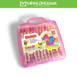 Thumbnail Bút Sáp Dầu Duka 12 Màu/ 24 Màu/ 18 Màu/ 36 Màu Hộp Nhựa/Hộp Giấy 1