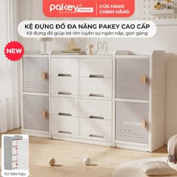 Thumbnail Kệ Đựng Đồ Đa Năng PAKEY Phong Cách Hàn Quốc Nhiều Ngăn, Tủ Để Đồ Sơ Sinh Dung Tích Lưu Trữ Lớn (Có Tấm Hậu) 1