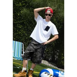 Thumbnail Quần short Lửng nam phom rộng ILUM họa tiết camo CAPMAN CLUB, quần lửng nam cá tính, trẻ trung 1