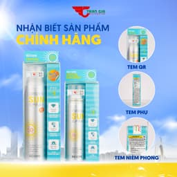 Thumbnail Xịt Chống Nắng Crystal Sun RECIPE Spray Hàn Quốc SPF50+ PA+++ 80ml/ 180ml Chống Nắng Cho Mặt & Body 4