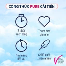 Thumbnail Combo 5 Kem tẩy lông Veet Pure cho da nhạy cảm, hộp lớn 100g tiết kiệm, công thức Pure cải tiến 1