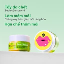 Thumbnail (Công thức cải tiến) Tẩy Da Chết Môi hỗ trợ giảm thâm sần BareSoul Best Kisser Lip Scrub & Make Up Remover 20g 1