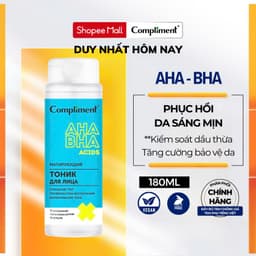 Thumbnail Toner Compliment No Problem Dưỡng Ẩm Nước Hoa Hồng Lotion Cho Mọi Loại Da, Dầu Mụn 180ml 1