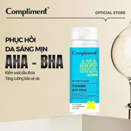 Thumbnail Toner Compliment No Problem Glycol Dưỡng Ẩm - Nước Hoa Hồng Lotion Aha/Bha Cho Da Dầu Mụn 180ml 1