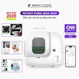 Thumbnail Máy Dọn Vệ Sinh Tự Động, Nhà Dọn Vệ Sinh Cho Chó Mèo Petkit Pura Max 2025 1