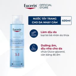 Thumbnail Nước tẩy trang dịu nhẹ cho da nhạy cảm Eucerin DermatoCLEAN Micellar 400ml 2