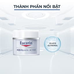 Thumbnail Kem cấp ẩm cho da thường đến da hỗn hợp Eucerin Ultrasensitive Aquaporin Nourishing Gel Cream 50ml 4
