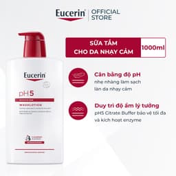 Thumbnail Sữa Tắm Cho Da Nhạy Cảm Eucerin pH5 Sensitive Skin Washlotion 1000ml 1