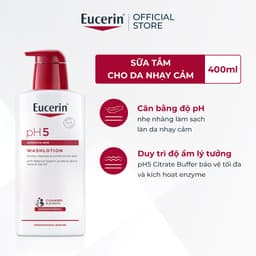Thumbnail Sữa tắm cho da nhạy cảm Eucerin pH5 Washlotion 400ml 1