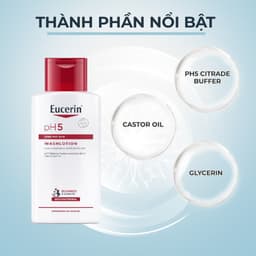Thumbnail Sữa tắm cho da cơ thể nhạy cảm Eucerin pH5 Sensitive Skin Washlotion 200ml 3
