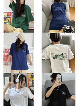 Thumbnail Áo thun NELLY - GOOD WONDER 100% cotton 245gsm Premium -Tay Lỡ Form Rộng Oversize Nam Nữ 2