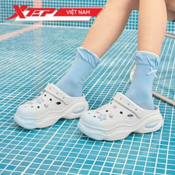 Thumbnail Xtep Nữ Giày Thường Ngày Mùa Hè 2025 Thời Trang Nhẹ Đế Dày Stream-crossing Đi Biển Dép Giày Thườn 3
