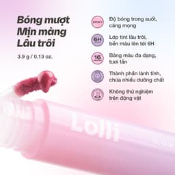 Thumbnail Son Tint Bóng OFÉLIA Lolli Glow Tint (Mini Size 1g) 3