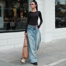 Thumbnail làminapparel - LONG SLEEVE BUTTON UP BODYSUIT 3