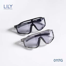 Thumbnail Kính mắt đổi màu ghi LILYEYEWEAR chống UV400 chống bụi đa năng bảo vệ mắt thích hợp đi đường và hoạt động thể thao 0117G 3