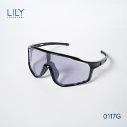 Thumbnail Kính mắt đổi màu ghi LILYEYEWEAR chống UV400 chống bụi đa năng bảo vệ mắt thích hợp đi đường và hoạt động thể thao 0117G 4