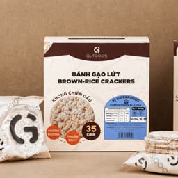 Thumbnail Bánh gạo lứt ăn kiêng GUfoods vị Superfoods - Không chiên dầu, Không đường, Eat clean, Healthy, Gym (170g/300g/510g) 4