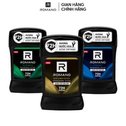 Thumbnail Combo 2 Sáp ngăn mùi cho nam Romano 50g - Khử mùi 72H, lưu hương Ý dài lâu 1