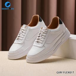 Thumbnail Giày Sneaker tăng chiều cao thể thao siêu nhẹ FLEX-01 Trắng 1