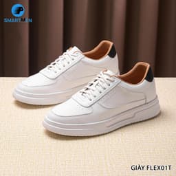 Thumbnail Giày Sneaker tăng chiều cao thể thao siêu nhẹ FLEX-01 Trắng 4