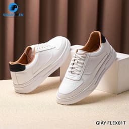 Thumbnail Giày Sneaker tăng chiều cao thể thao siêu nhẹ FLEX-01 Trắng 2